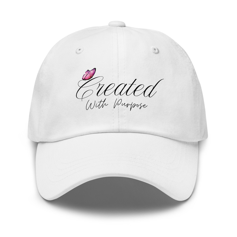 Created with Purpose Dad hat