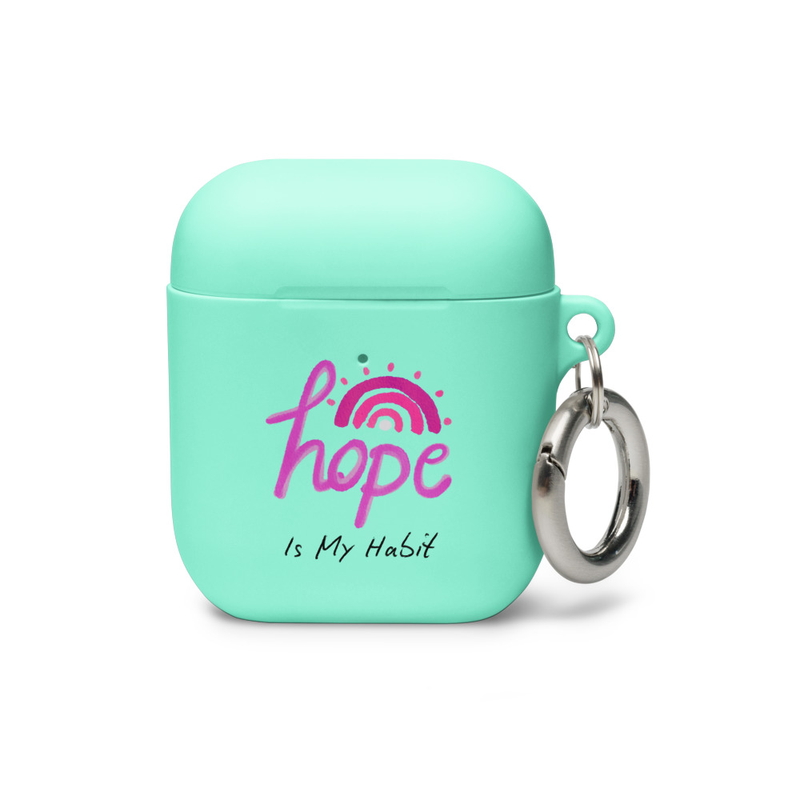 Hope is my Habit Rubber Case for AirPods®