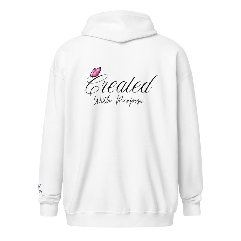 Created with Purpose heavy blend zip hoodie