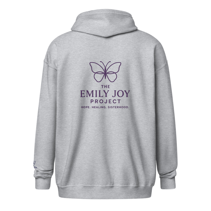 Logo heavy blend zip hoodie