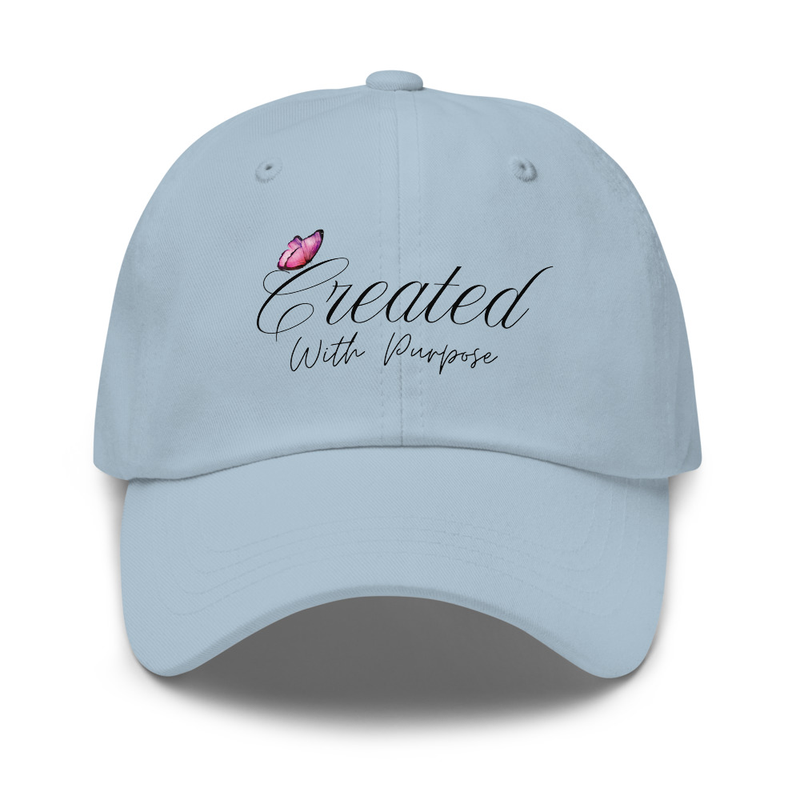 Created with Purpose Dad hat