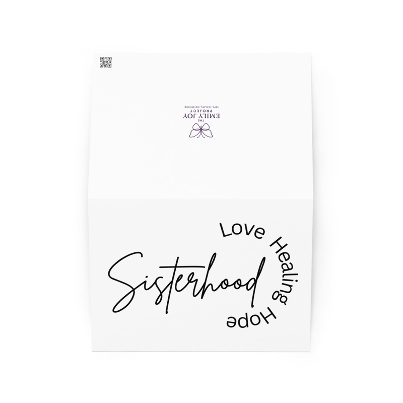 Sisterhood Blank Greeting card
