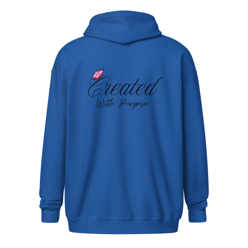 Created with Purpose heavy blend zip hoodie