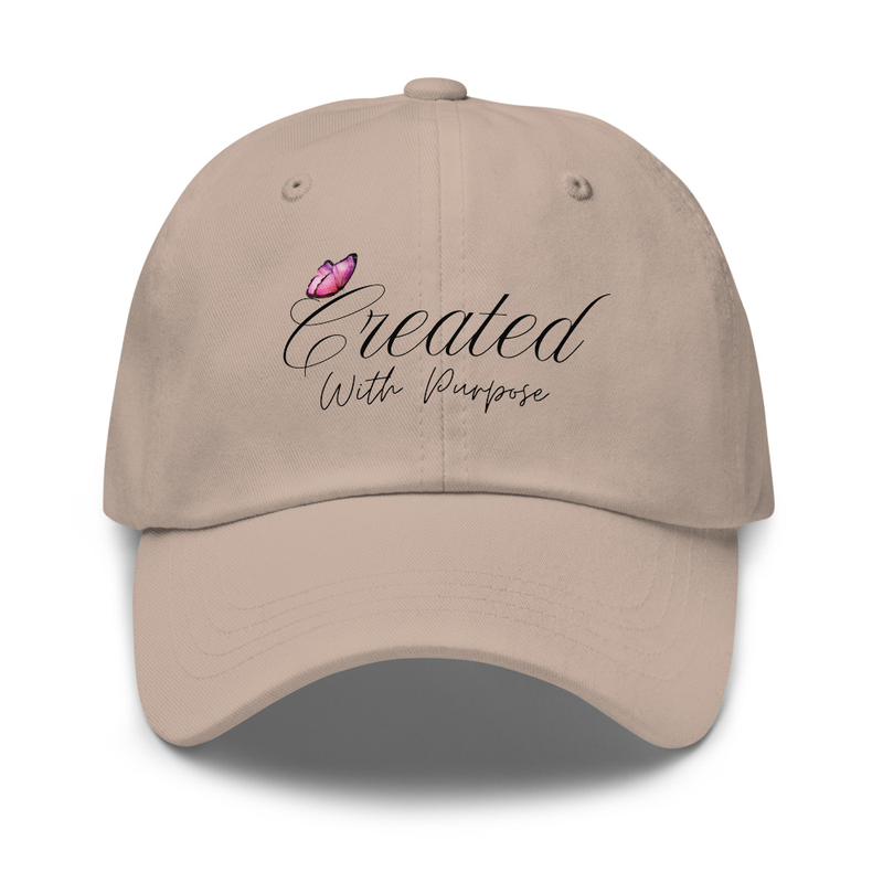 Created with Purpose Dad hat