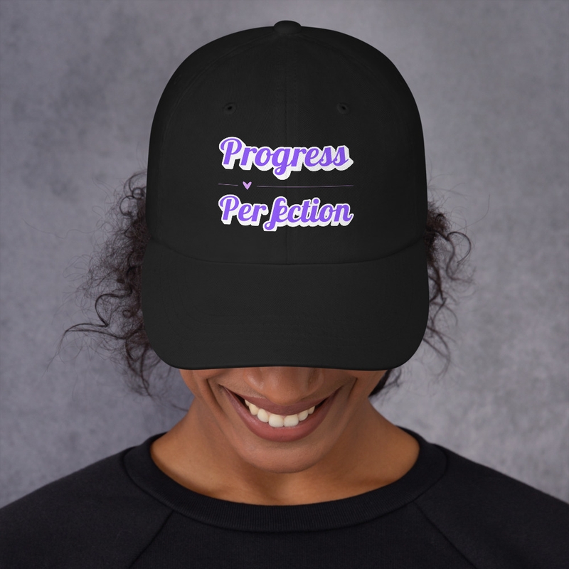 Progress over Perfection Dad hat