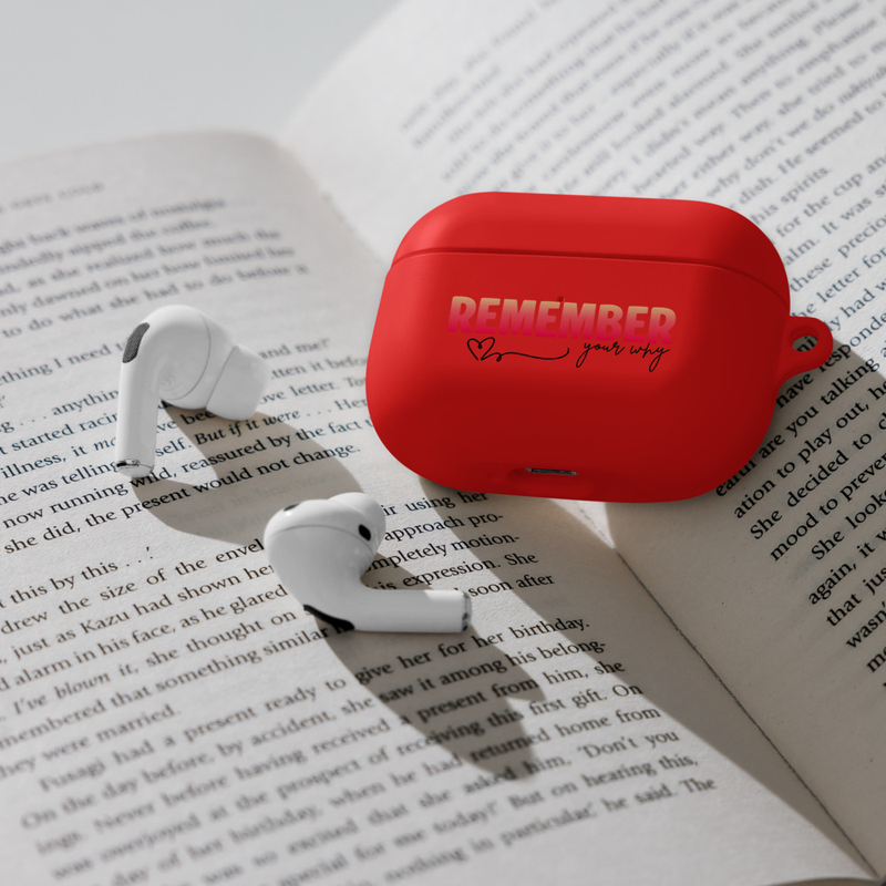 Remember your why Rubber Case for AirPods®