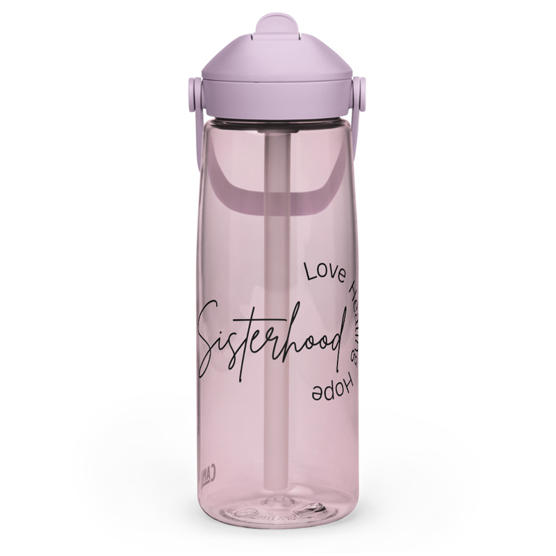 Sisterhood CamelBak Flip straw water bottle