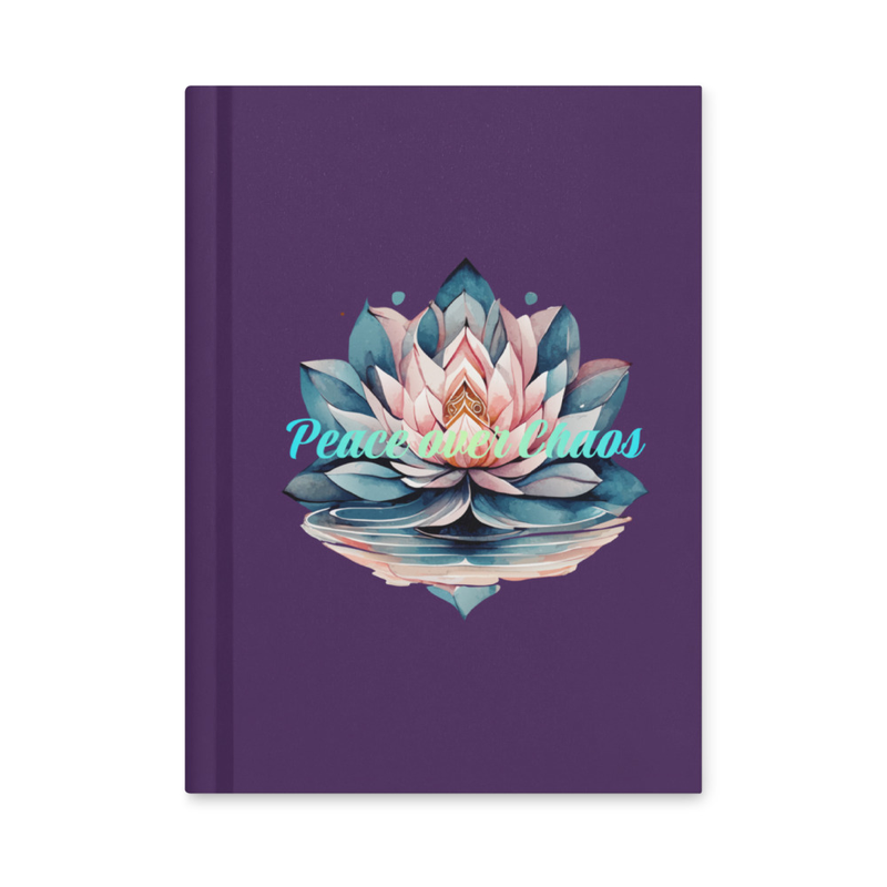Peace over Chaos Hardcover journal matte
