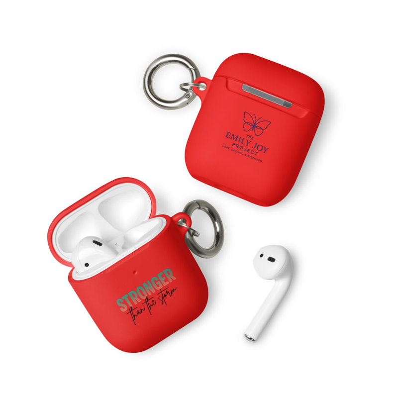 Stronger than the storm Rubber Case for AirPods®