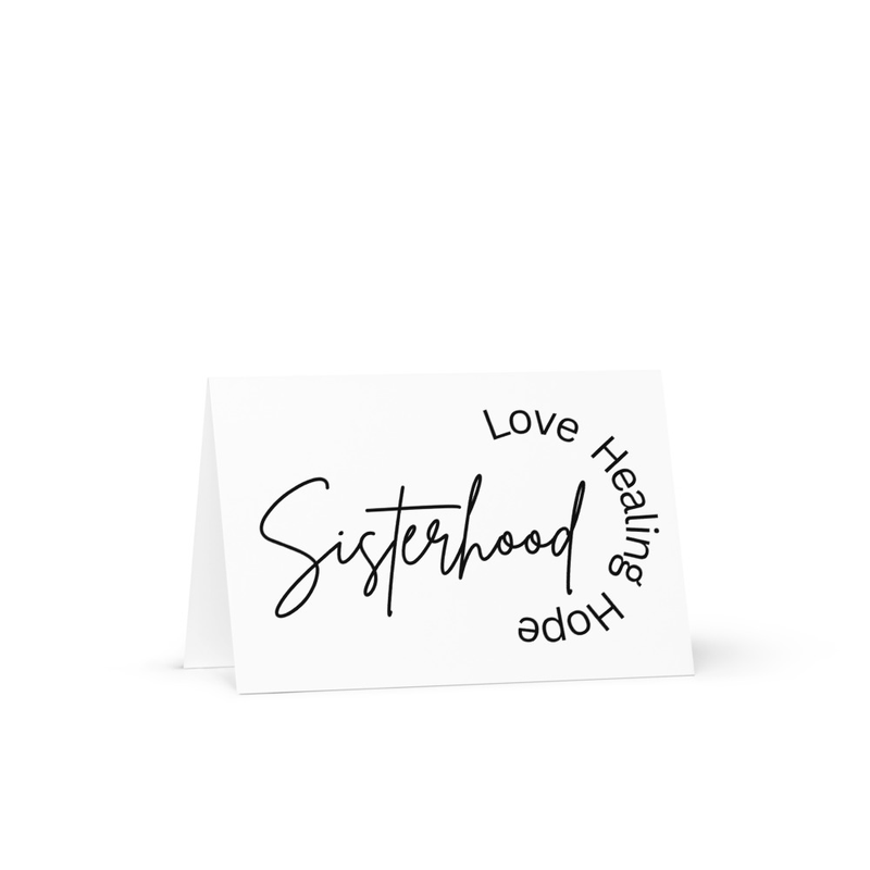 Sisterhood Blank Greeting card