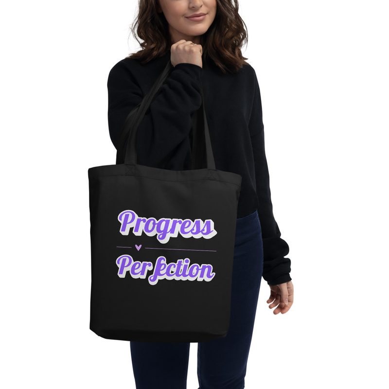 Progress over Perfection Eco Tote Bag