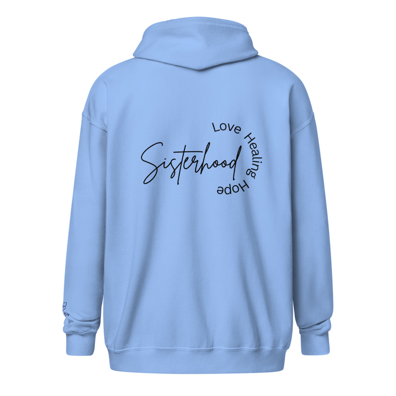 Sisterhood heavy blend zip hoodie