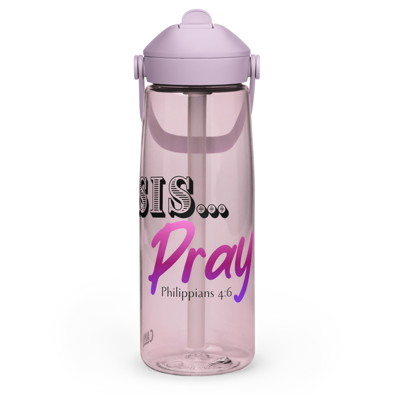Sis... Pray CamelBak Flip straw water bottle
