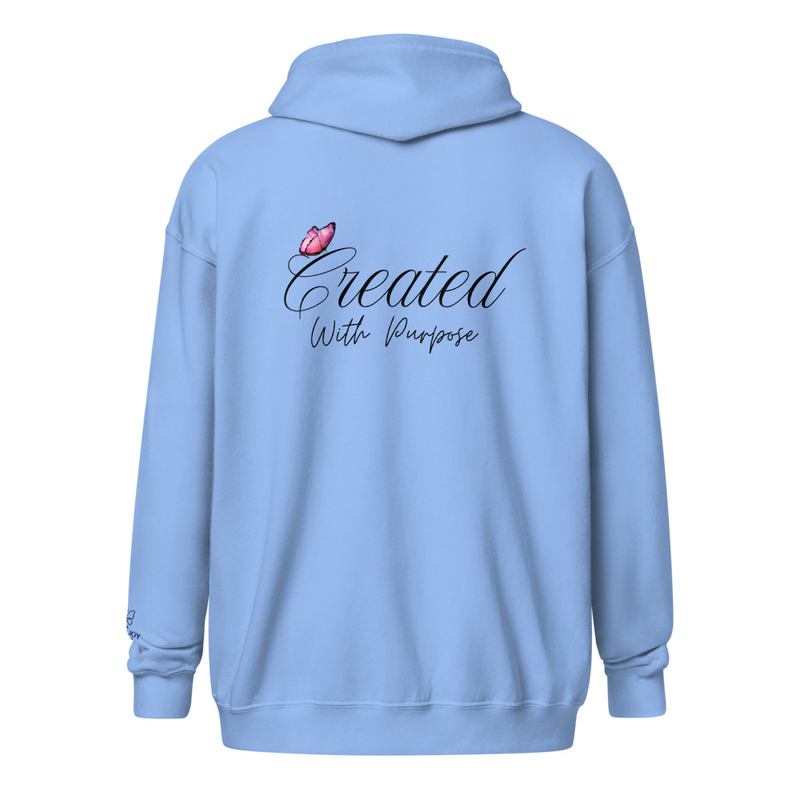 Created with Purpose heavy blend zip hoodie