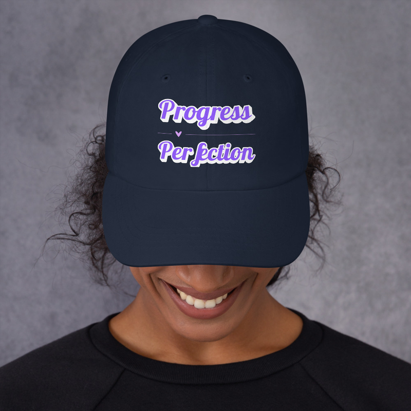 Progress over Perfection Dad hat