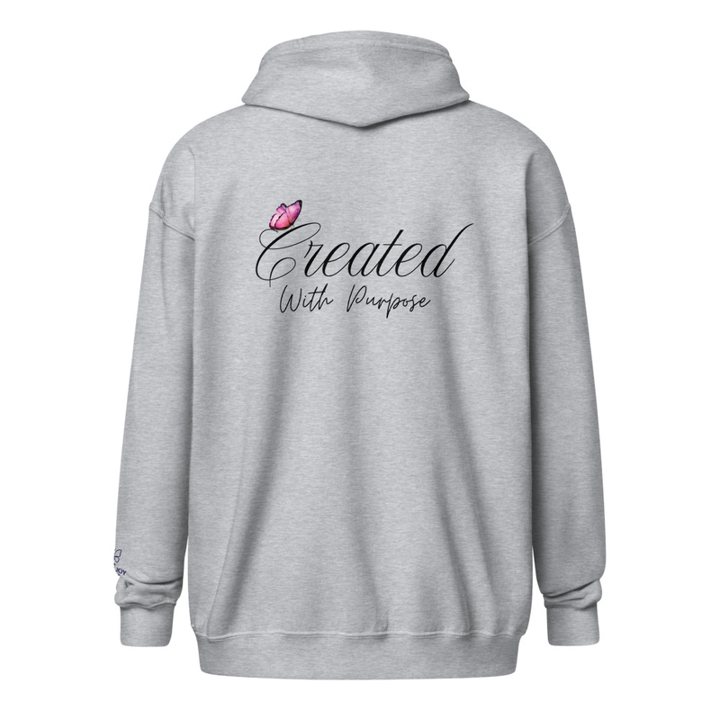 Created with Purpose heavy blend zip hoodie