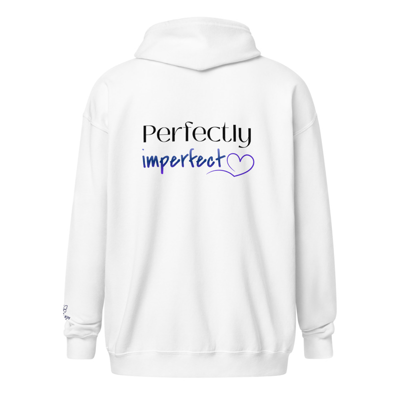 Perfectly imperfect heavy blend zip hoodie