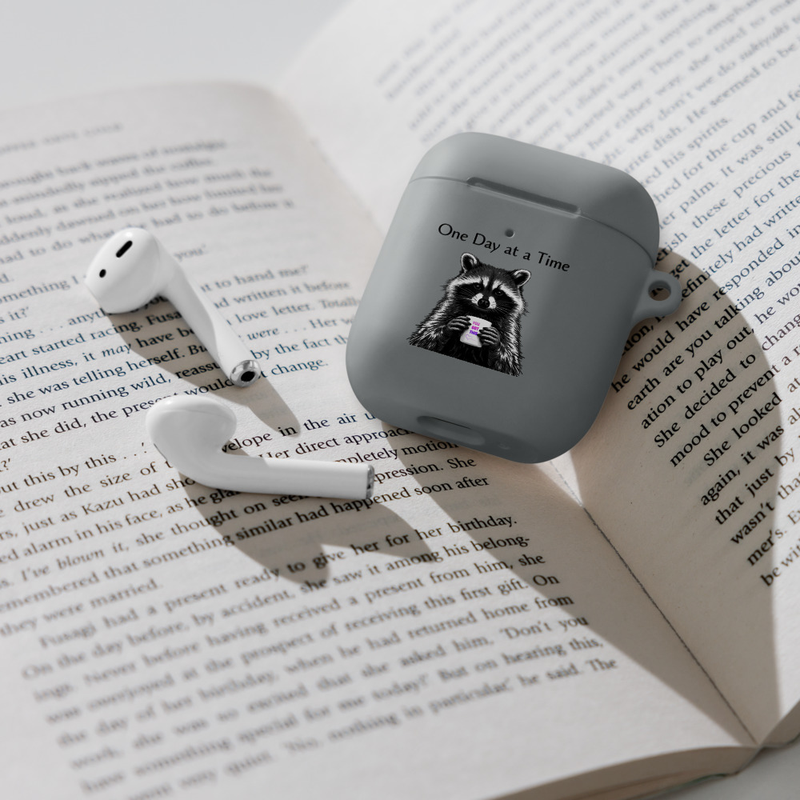 One day at a time Rubber Case for AirPods®