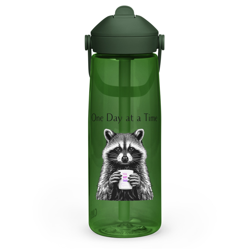 One Day at a Time CamelBak Flip straw water bottle