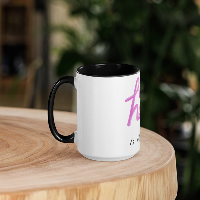 Hope is my Habit Mug with Color Inside