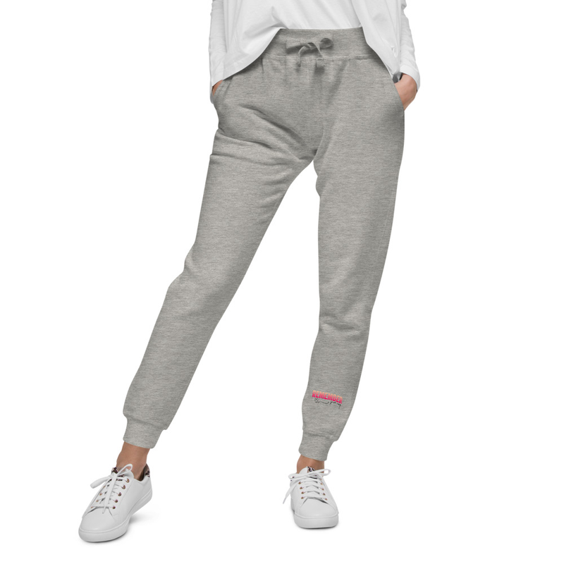 Remember your why fleece sweatpants