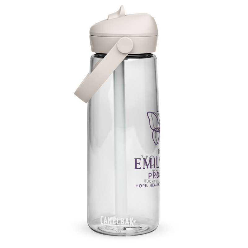 Logo CamelBak Flip straw water bottle