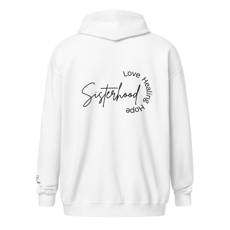 Sisterhood heavy blend zip hoodie
