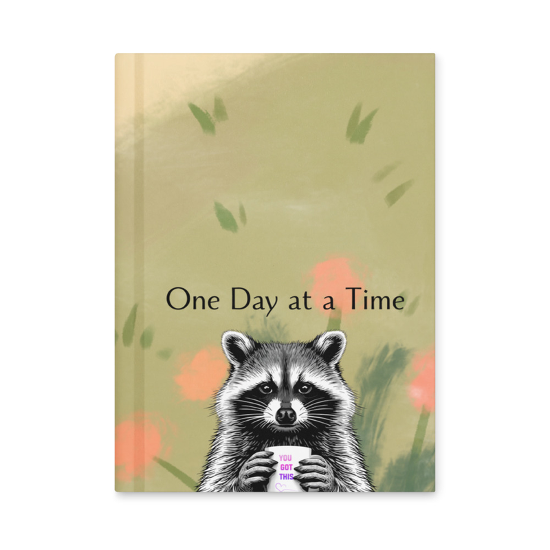 One Day at a Time Hardcover journal matte