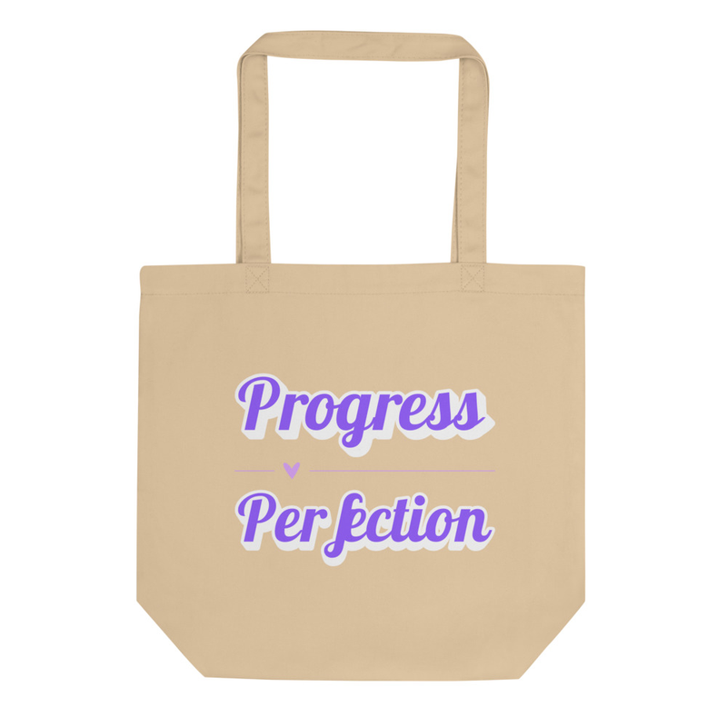 Progress over Perfection Eco Tote Bag