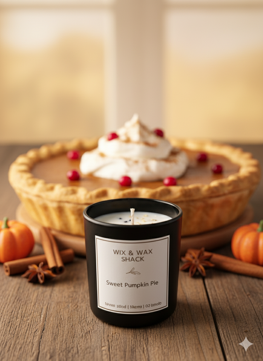 Sweet Pumpkin Pie Scented Candle