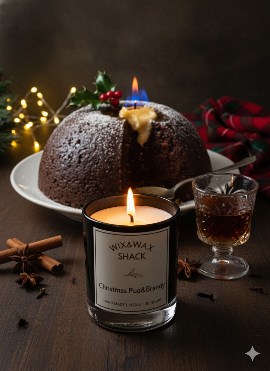 Christmas Pudding & Brandy Scented Candle