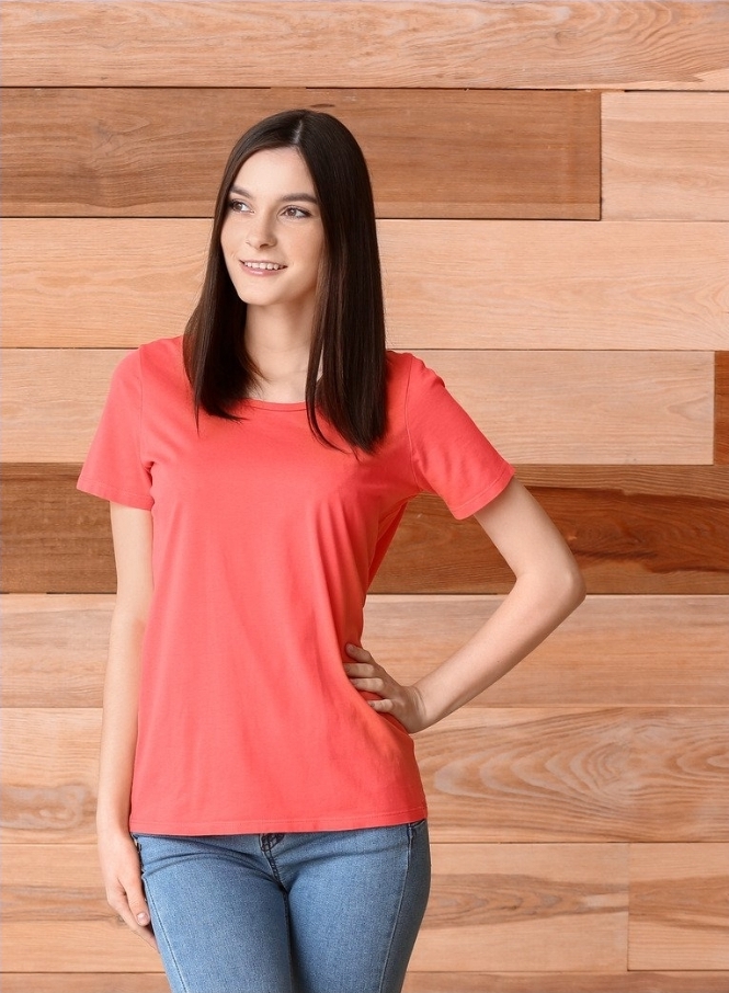 Coral Pink Women's T-Shirt
