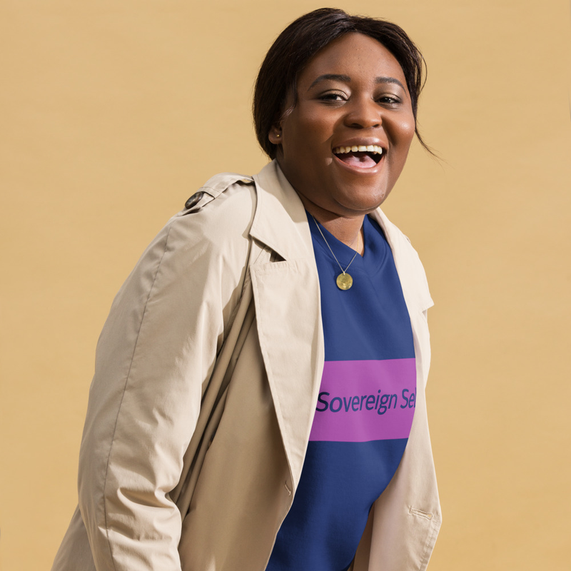 Unisex Sovereign Self Button Sweatshirt