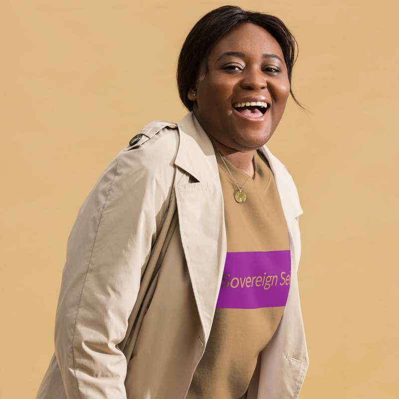 Unisex Sovereign Self Button Sweatshirt