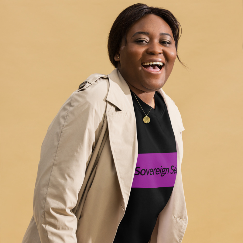 Unisex Sovereign Self Button Sweatshirt