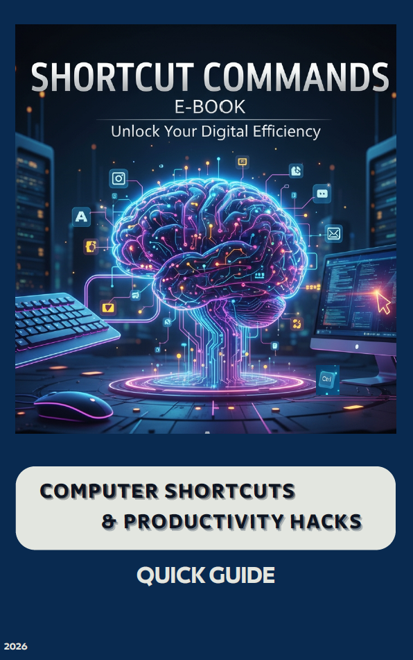 Shortcut Commands E-Book