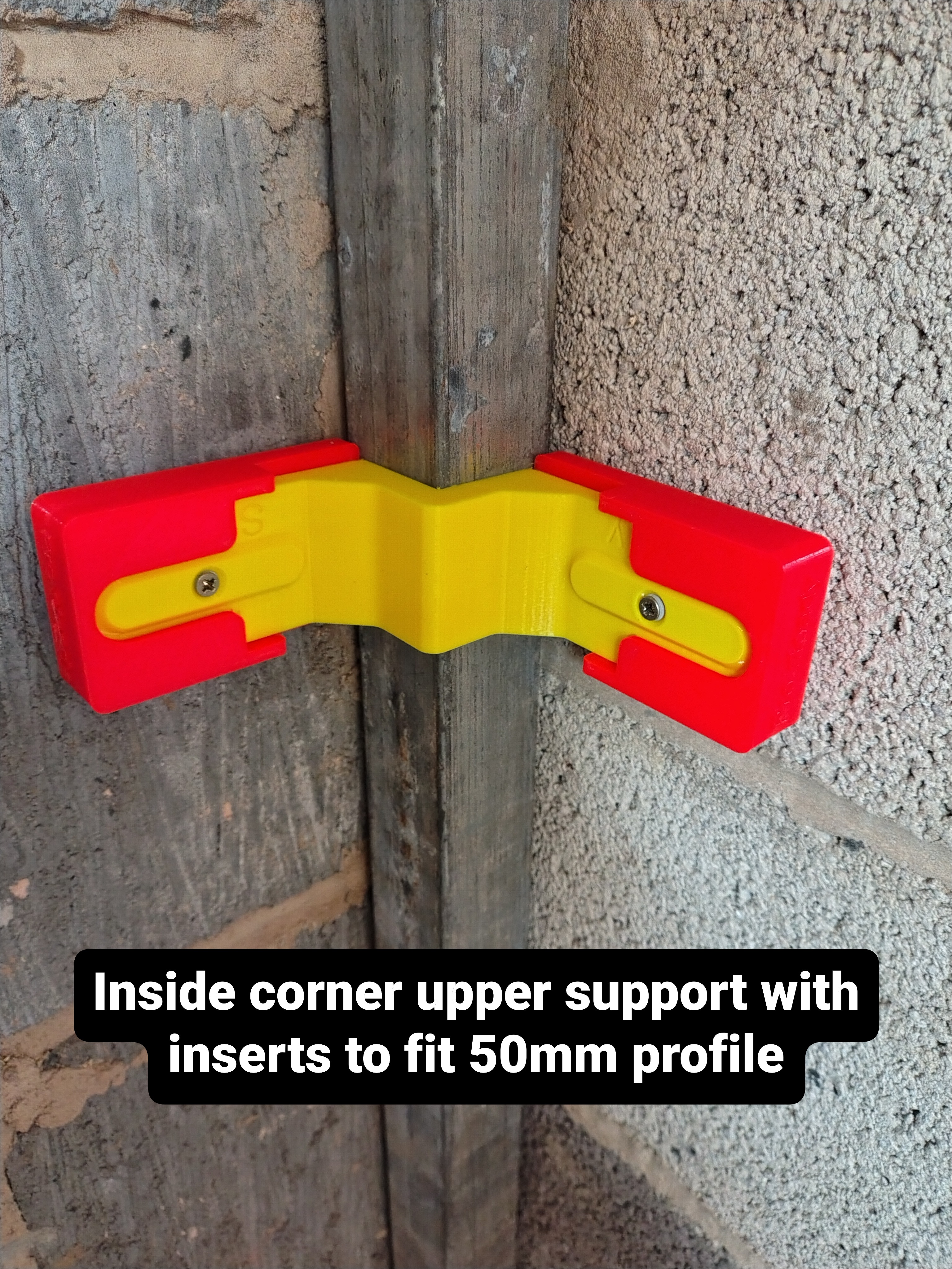 Pair of inside Corner Upper Support