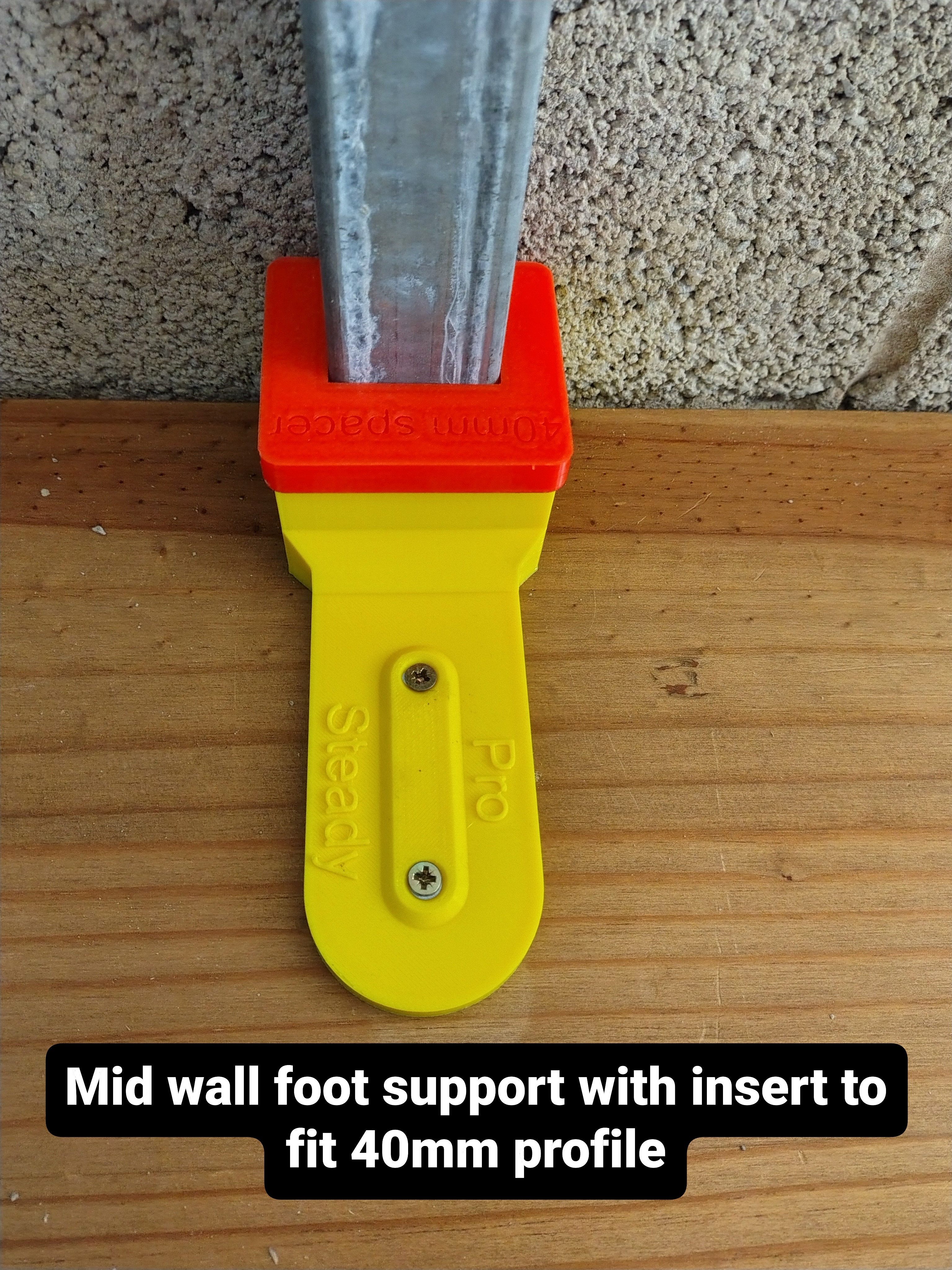 Mid Wall Foot Support with Insert