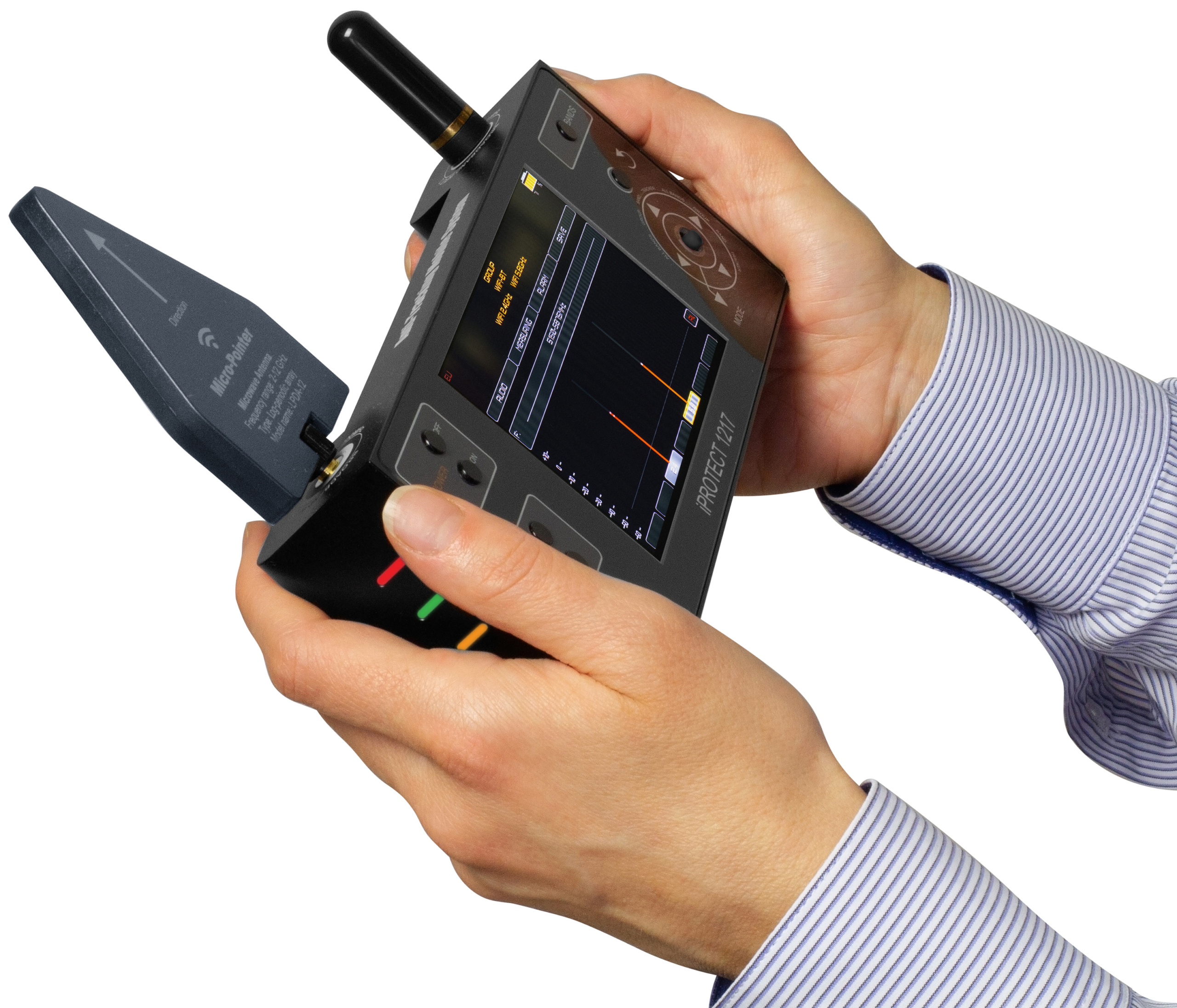 Детектор мобільних та безпровідних сигналів iProtect 1217