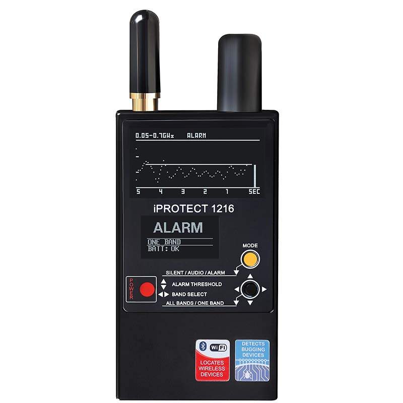 Детектор бездротових пристроїв iProtect 1216