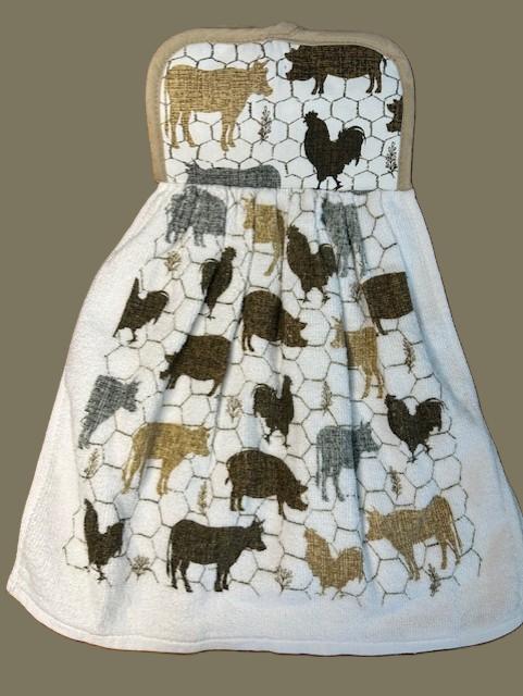 Farm Animal Kitchen Towel