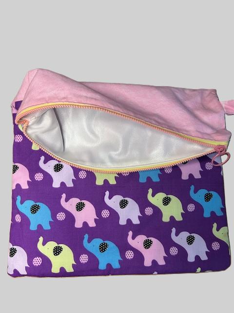 Elephant Print Water Resistant Wet Bag