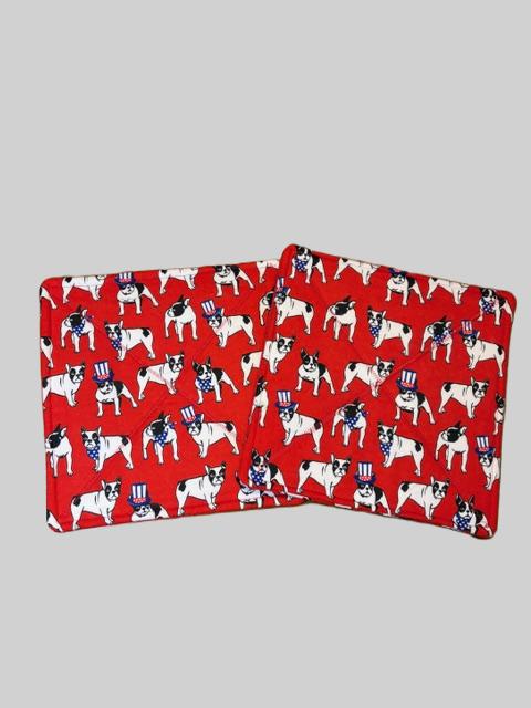 French Bulldog Pot Holders