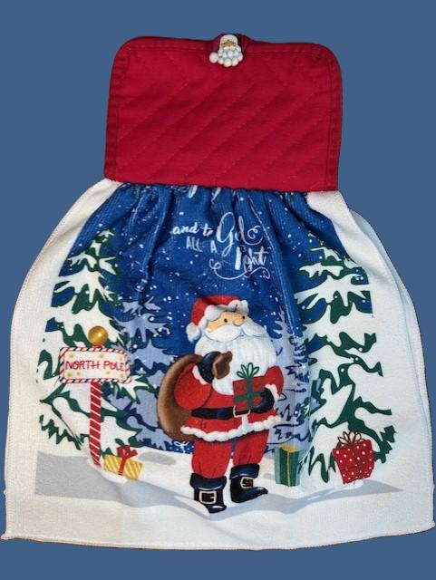Christmas Santa Hanging Kitchen Towel