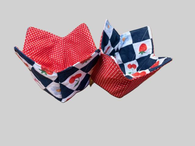 Quilted Pint Ice Cream Bowl Cozies