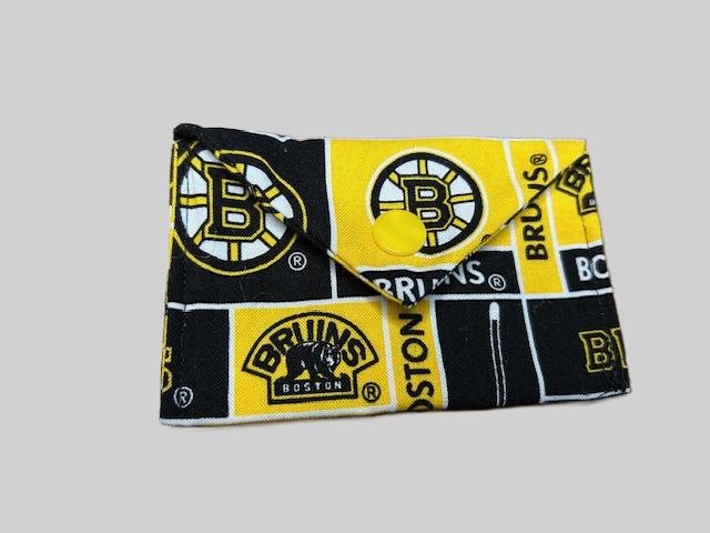 Boston Bruins Fabric Wallet or Gift Card Holder