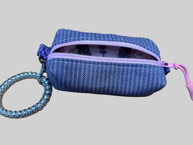 Boxy Bag with Zipper Keychain Pouch