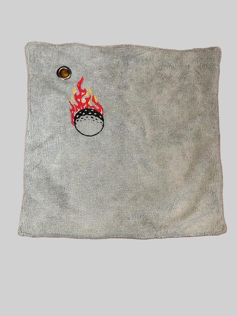 Magnetic Embroidered Microfiber Golf Towel 