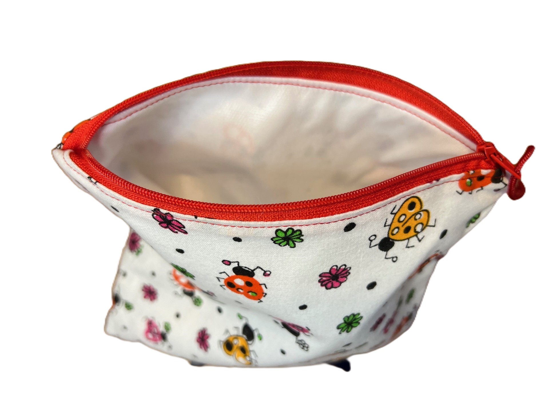 Ladybug Patterned Snack Bag Pouch