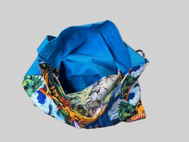 Dinosaur Print Tote Rock Bag
